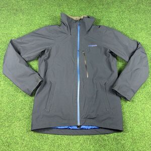 Patagonia‎ Mens Small Insulated Powder Bowl Jacket RECCO Gore-Tex Navy Blue
